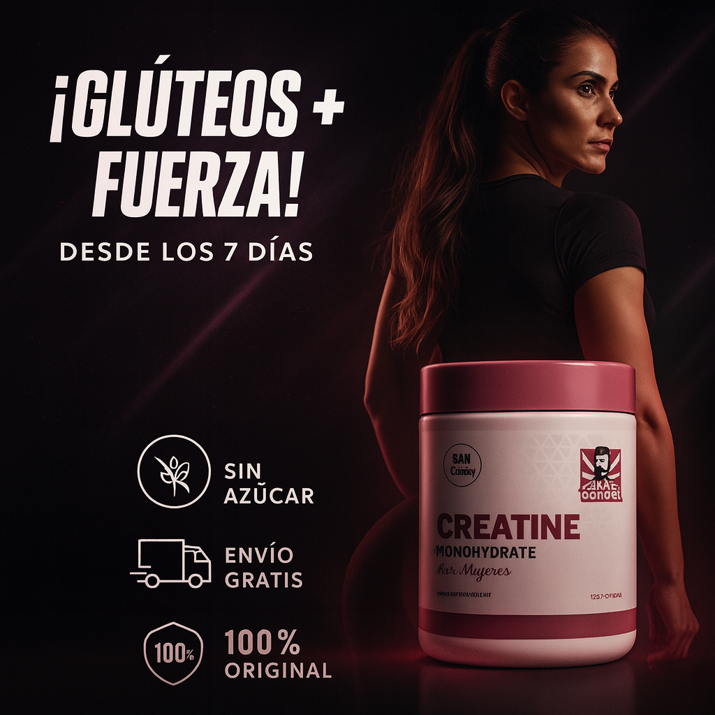 Original Old School Creatine 3 in 1 - Adiós a las piernas flacas y la cola de tabla.