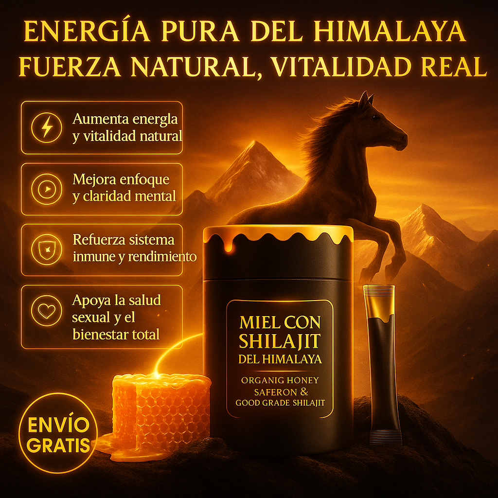 Miel Del Himalaya™ - Recupera la fuerza y la confianza
