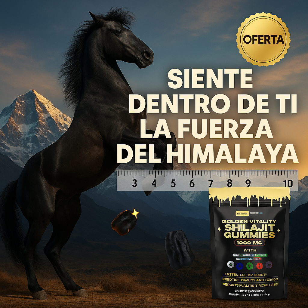 Golden Shilajit™ Recupera la fuerza y confianza que te hacen destacar en cada aspecto de tu vida.