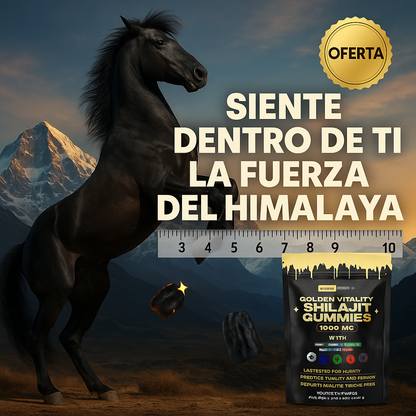 Golden Shilajit™ Recupera la fuerza y confianza que te hacen destacar en cada aspecto de tu vida.