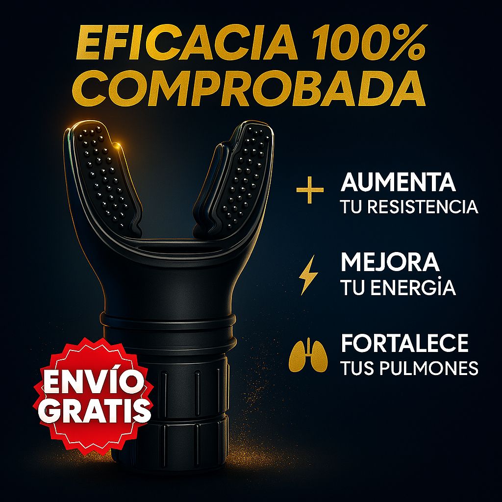 FitLung™ – Entrenador Pulmonar que Aumenta tu Capacidad Respiratoria, Mejora tu Rendimiento y Reduce la Ansiedad